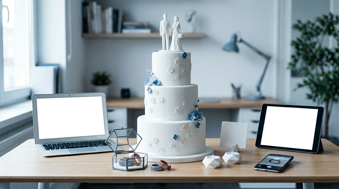 3D Printed Wedding Items: Rings, Decor, and Cake Toppers