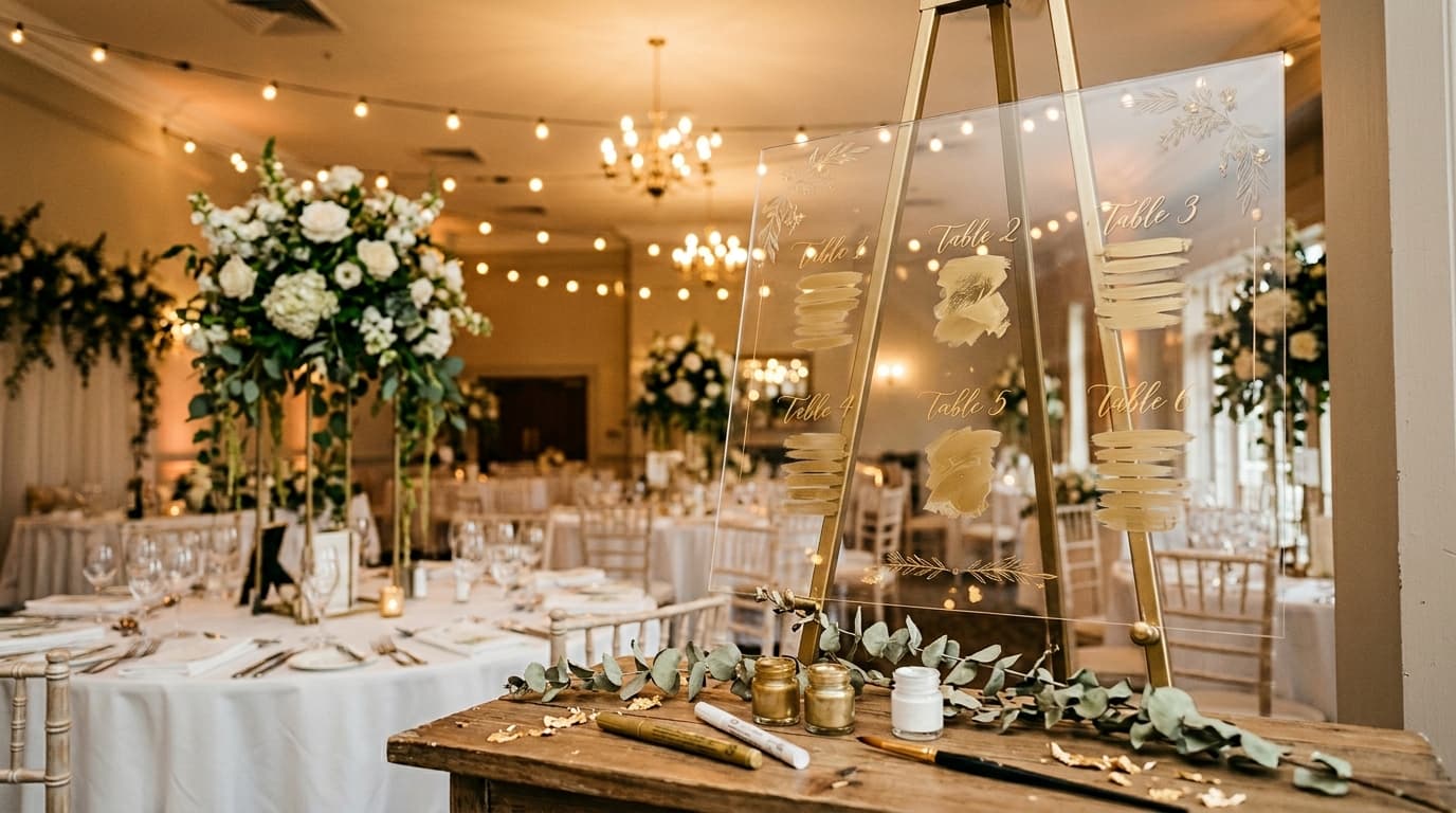 Acrylic Wedding Seating Charts: How to Make or Order One
