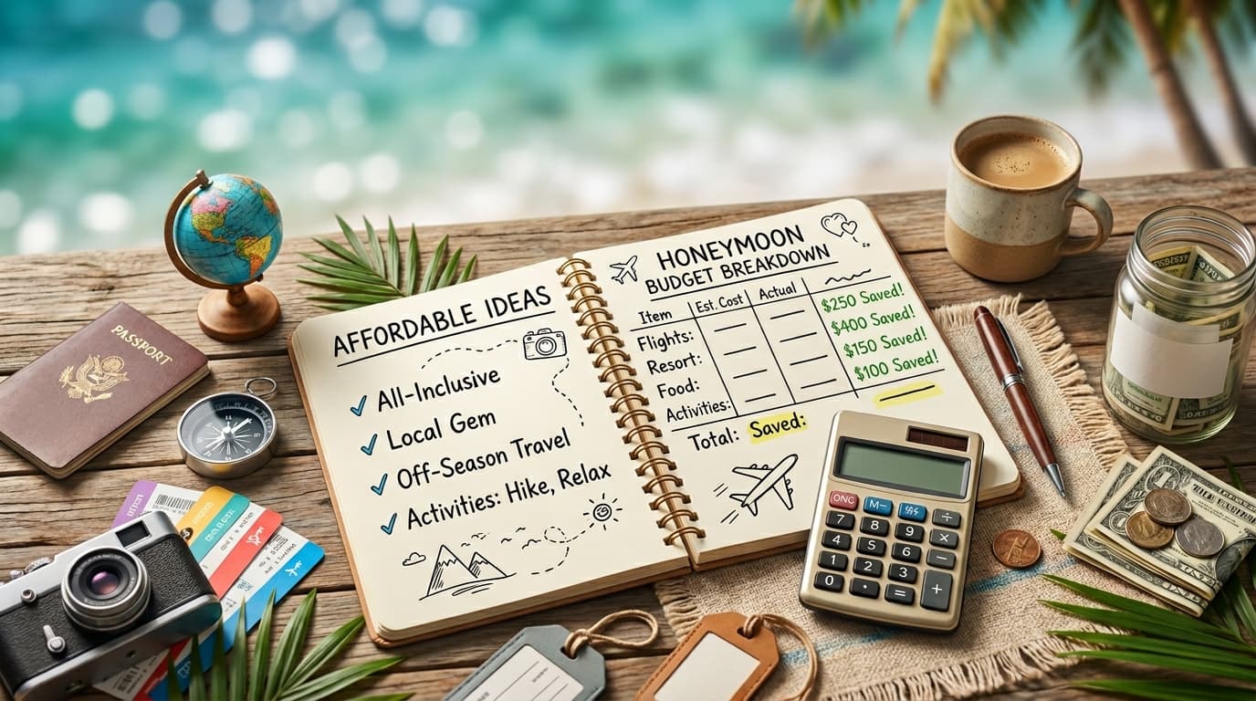 Affordable Honeymoon Ideas After an Expensive Wedding