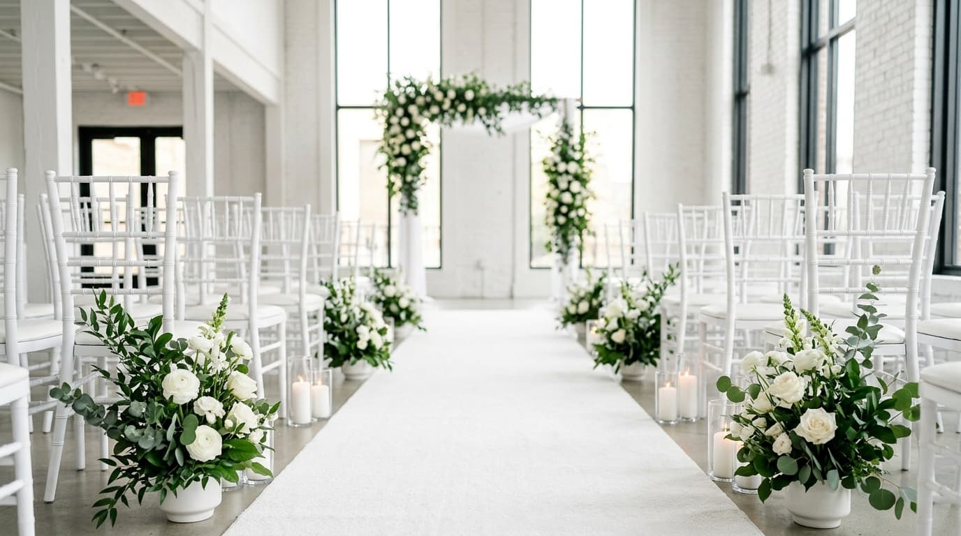 All-White Wedding Ideas: Pure and Elegant