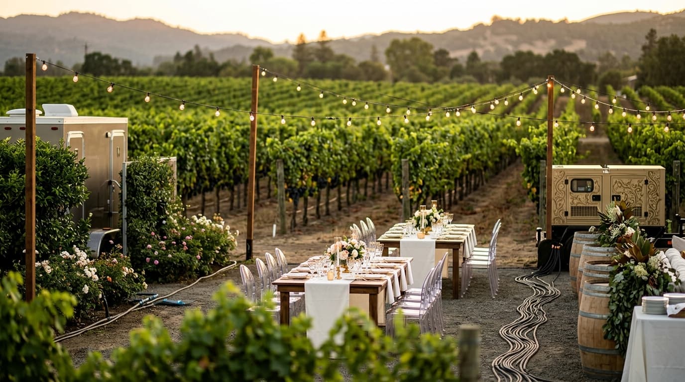 Backyard Wedding Logistics: Permits, Power, and Plumbing