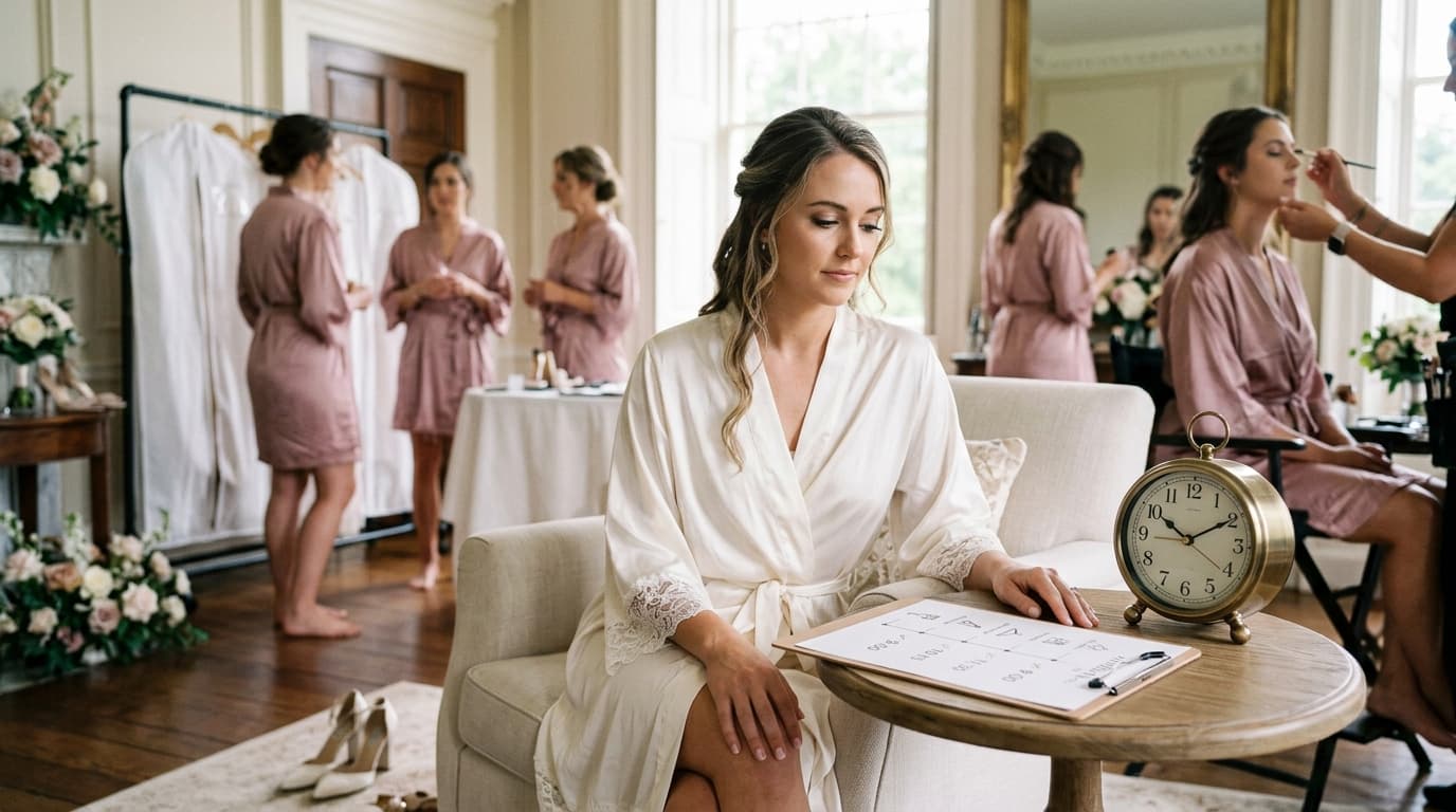 Bridal Party Wedding Day Timeline: Coordinating the Crew