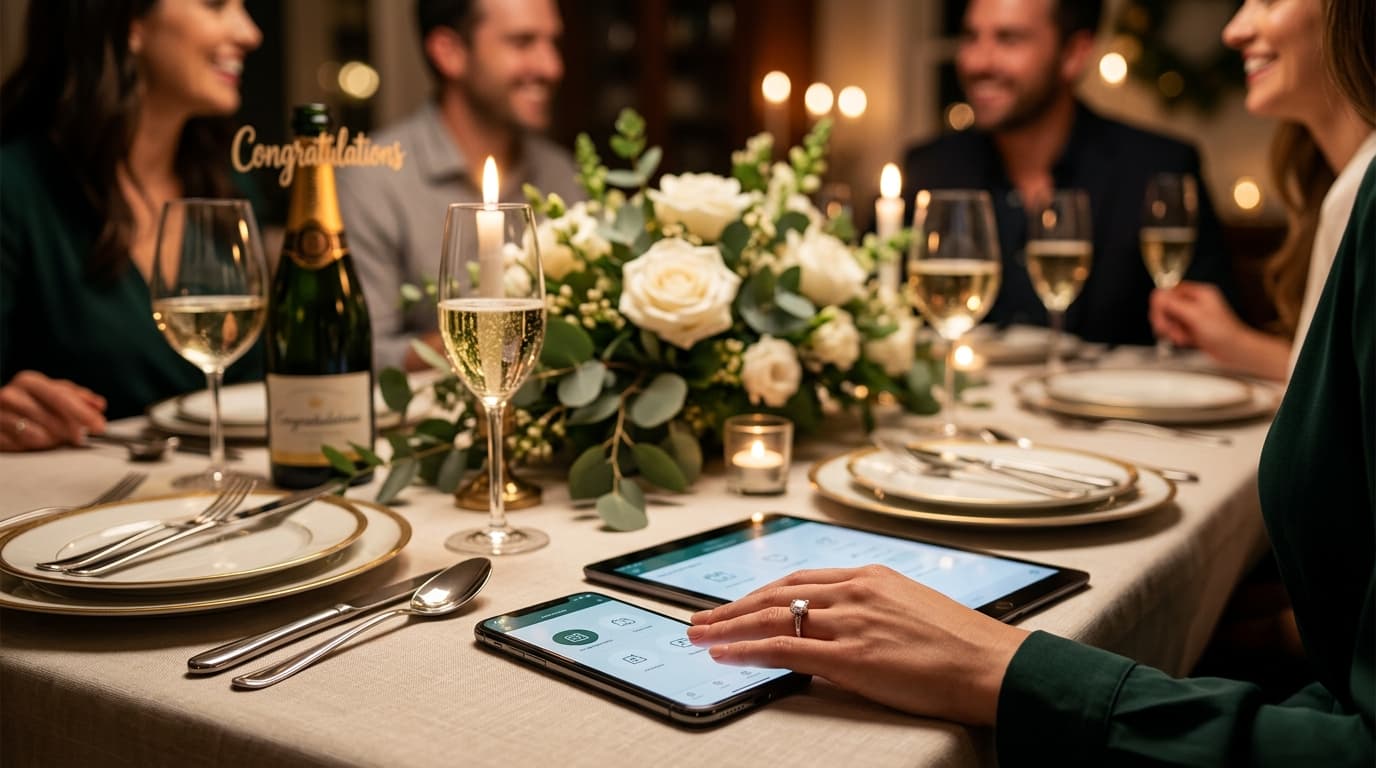 Digital Guest Management for Engagement Parties