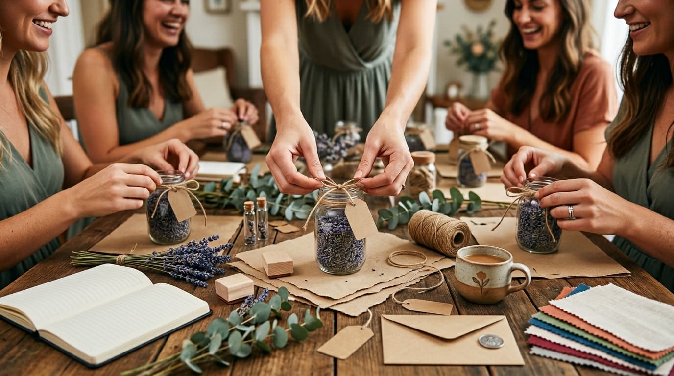 DIY Wedding Reception Decor on a Tiny Budget