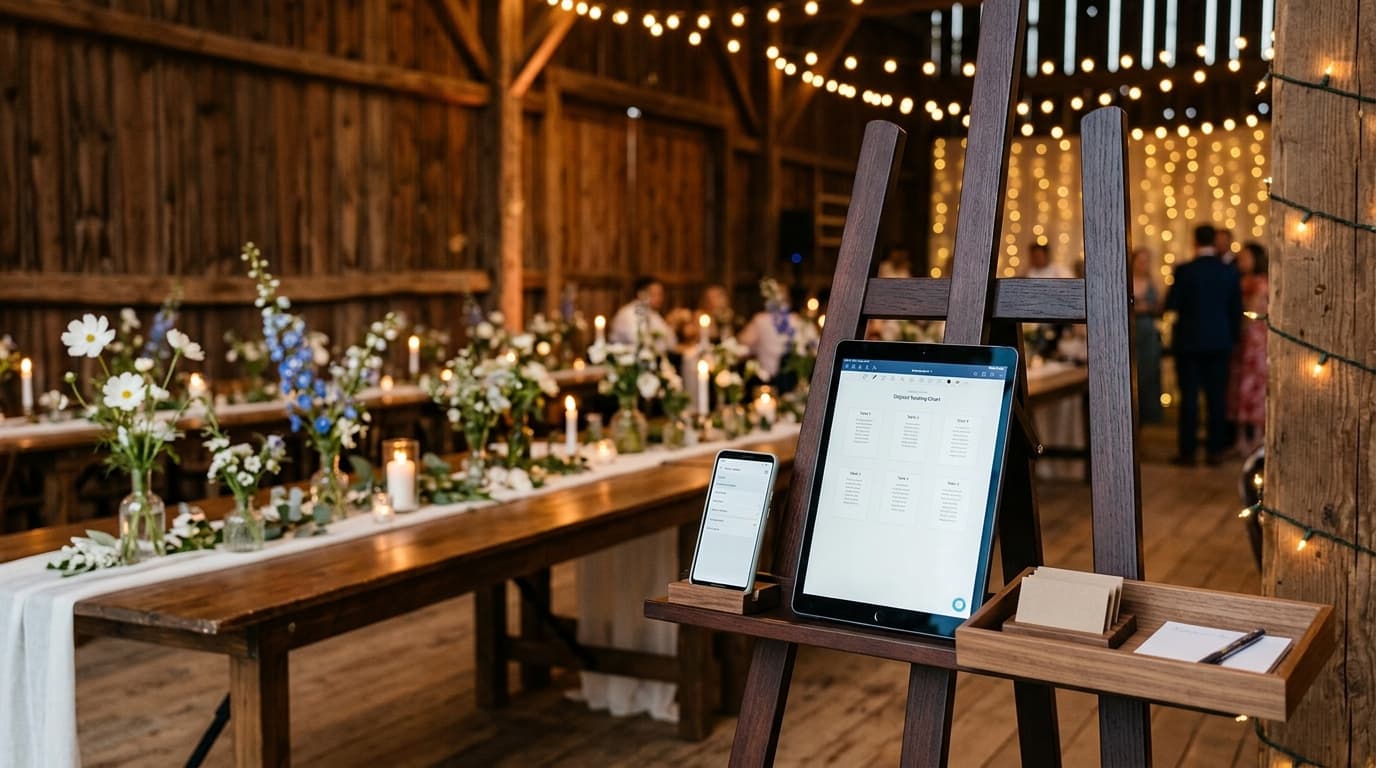 Easy Wedding Seating Charts: Set Up in Under 10 Minutes