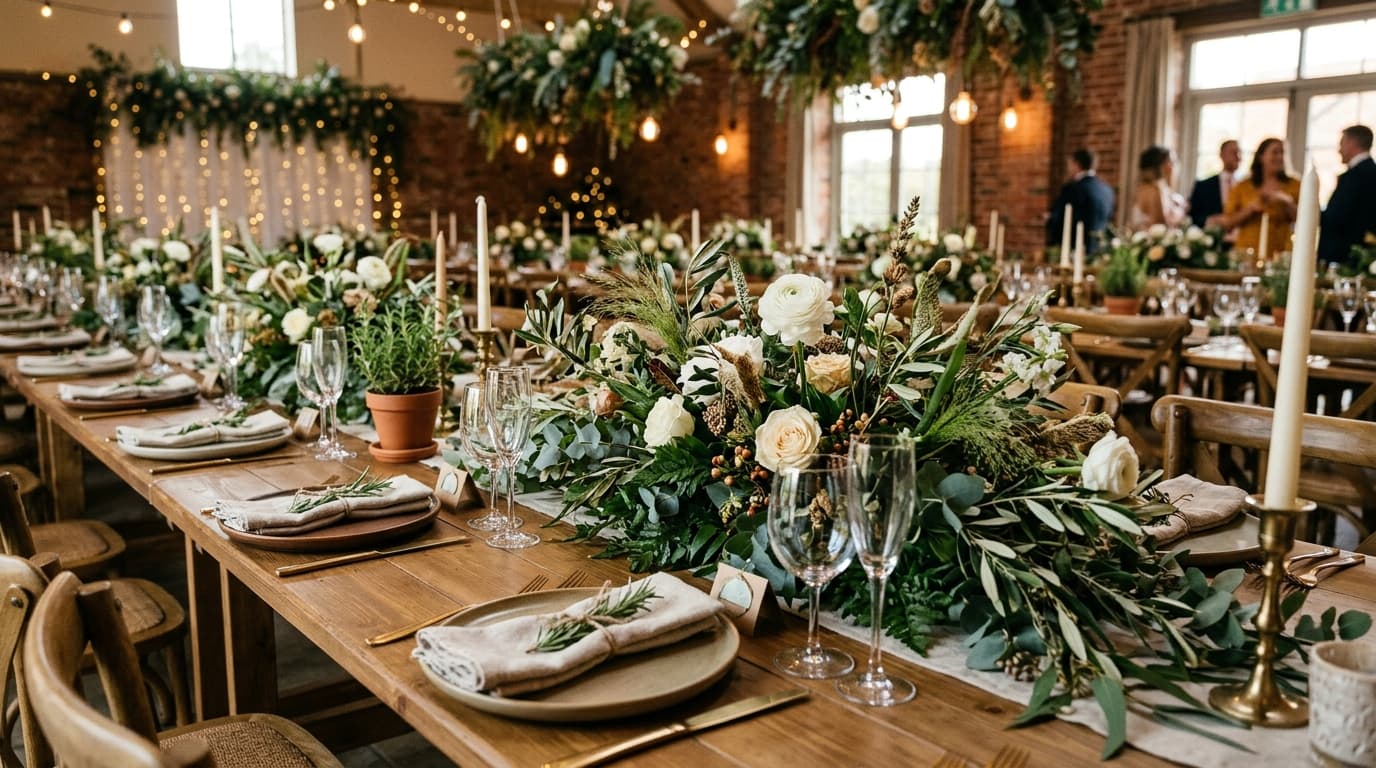 Eco-Friendly Wedding Table Decor: Sustainable and Stylish