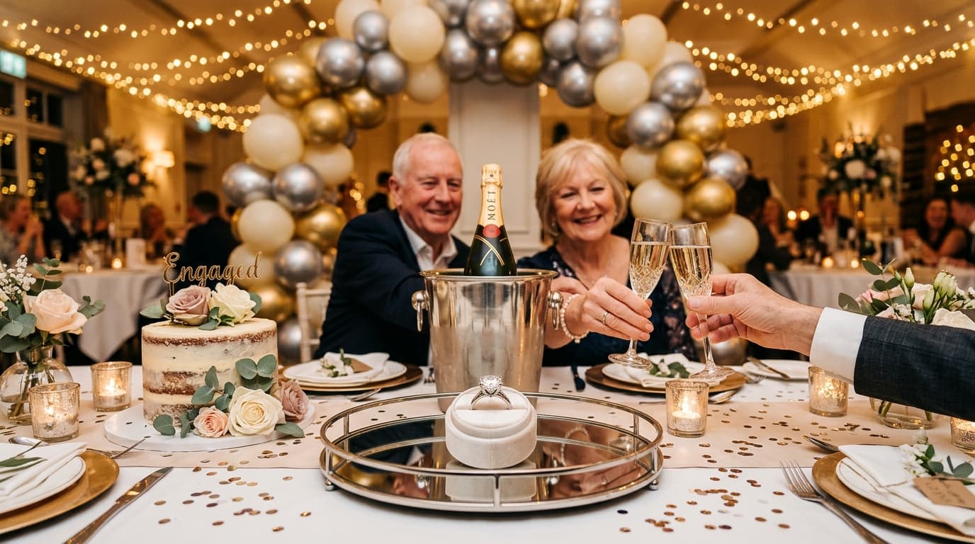 Engagement Party Ideas for Older or Second-Marriage Couples