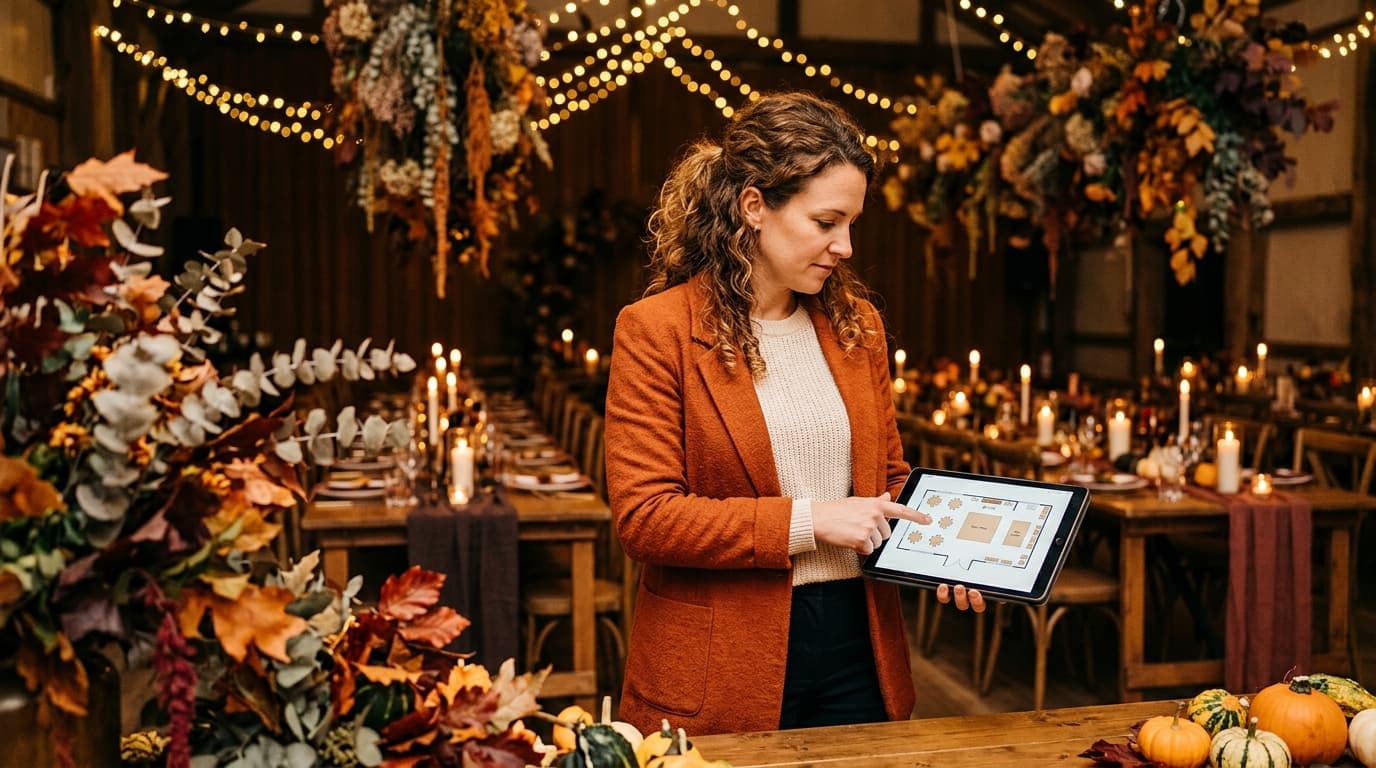 Fall Wedding Reception Ideas: Harvest Vibes and Warm Tones