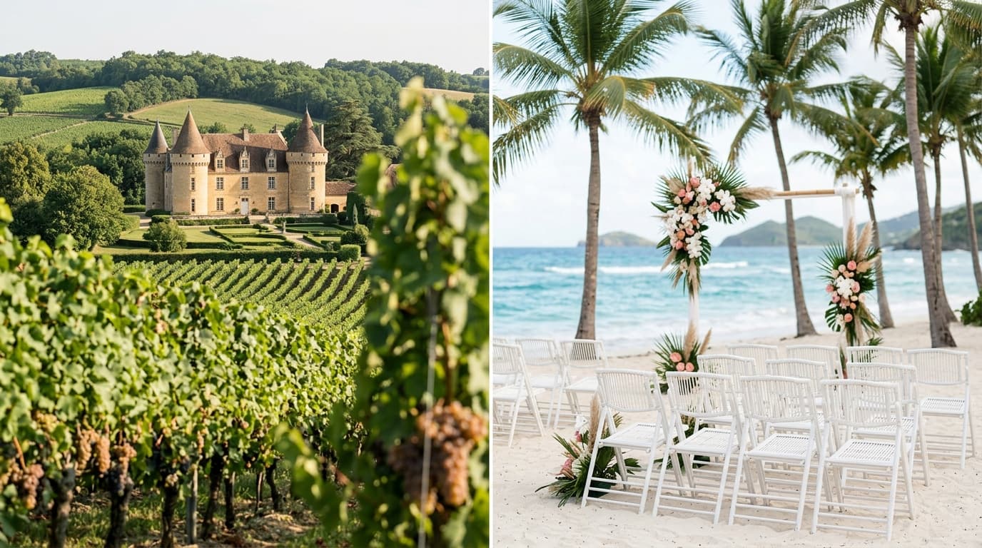 France Destination Wedding: Chateaux, Vineyards, and Paris