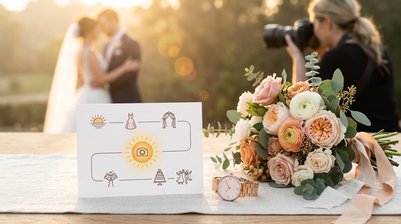 Golden Hour Wedding Photos: How to Time Them Perfectly