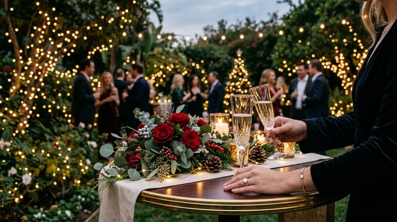 Hosting an Engagement Party During the Holiday Season