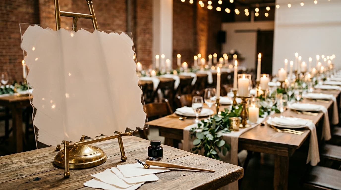 How to Hand-Letter a Wedding Seating Chart: Calligraphy Tips