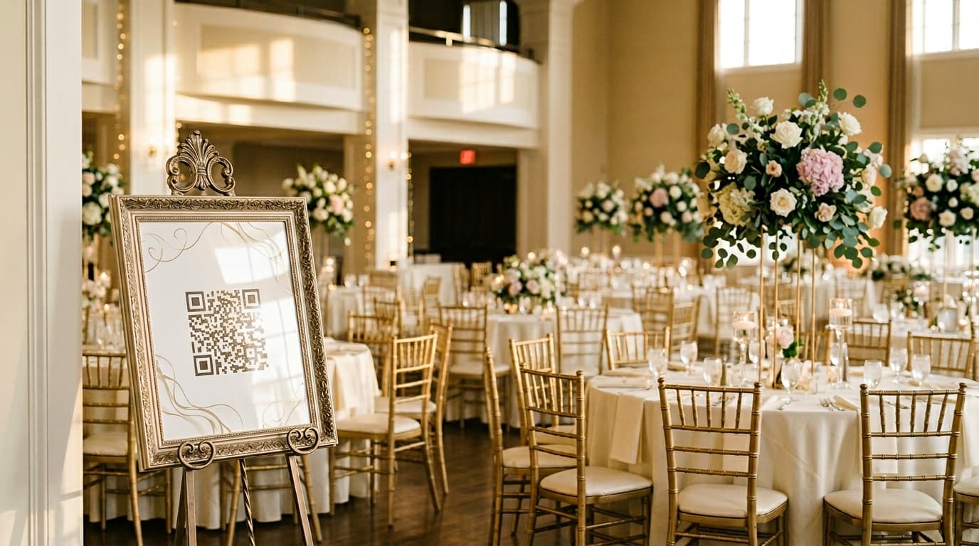 How to Make a Wedding Seating Chart with a QR Code