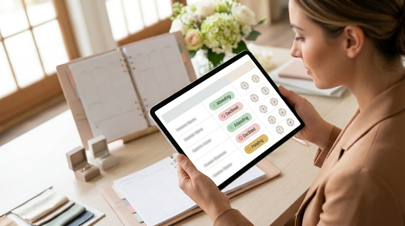 How to Manage Wedding RSVPs Online Without the Chaos