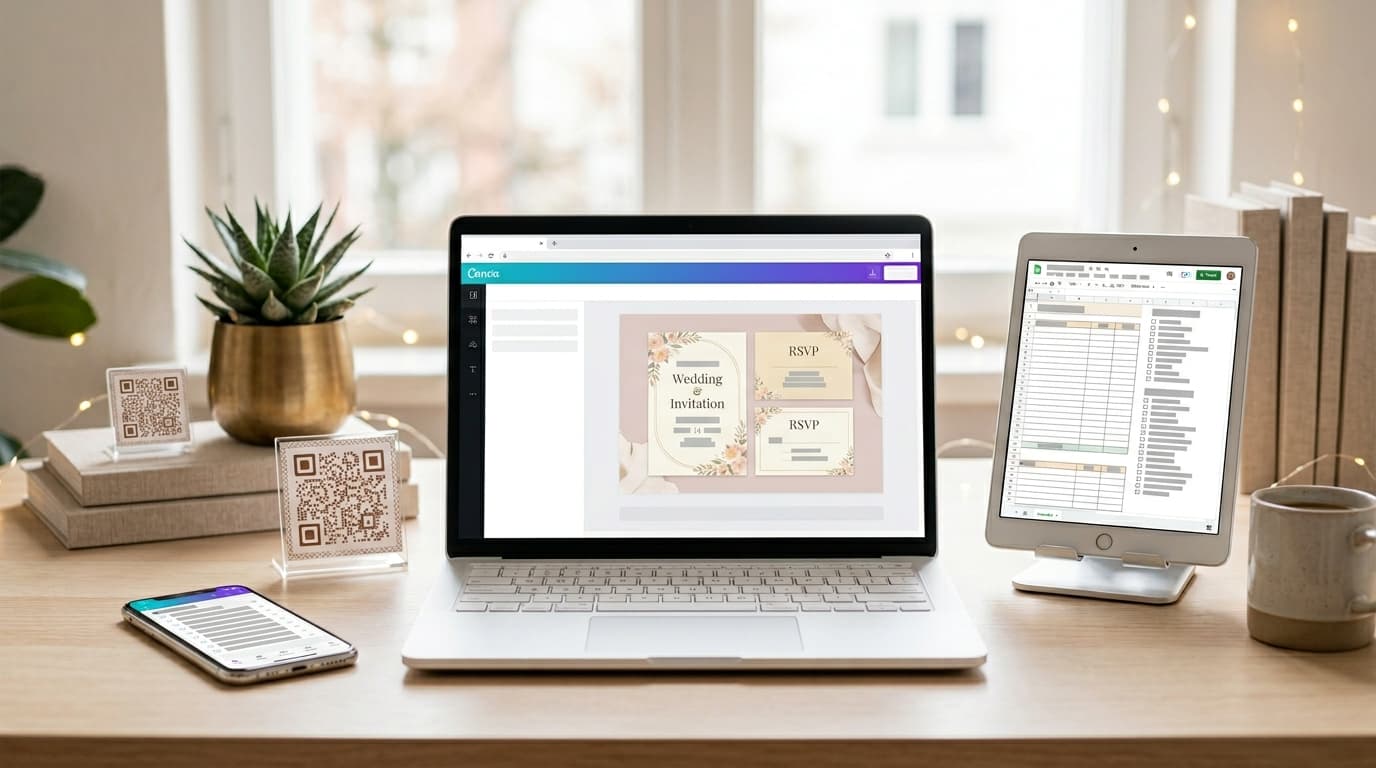 How to Use Canva for Wedding Planning: Templates and Tips