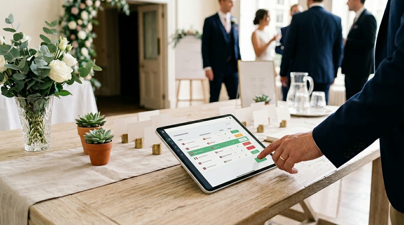 international wedding guests