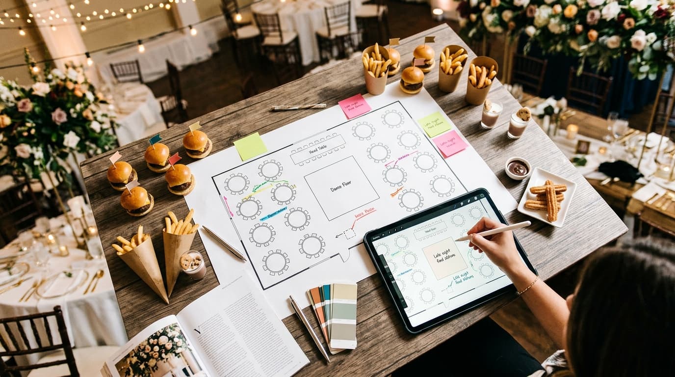 Late Night Snacks at Wedding Receptions: Ideas Your Guests Will Love