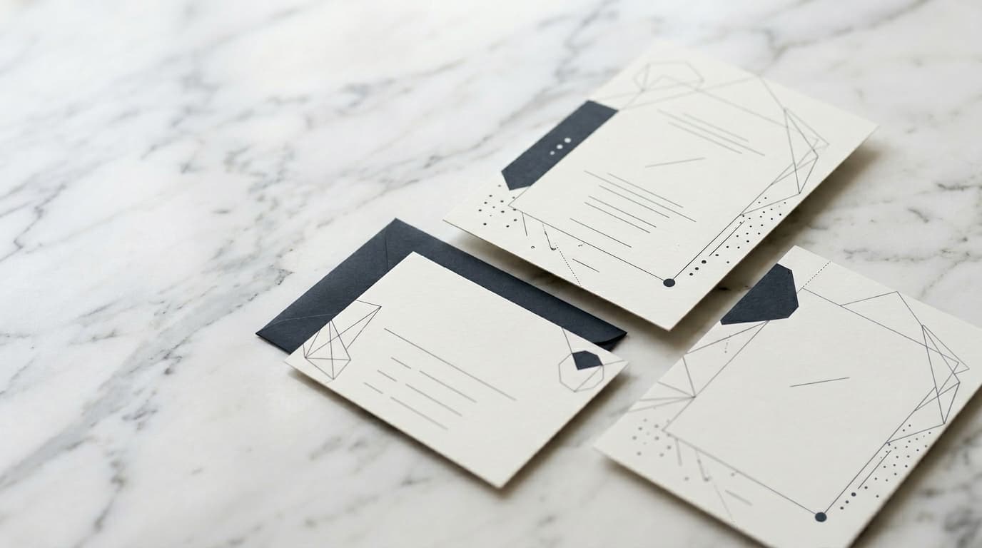 Minimalist Wedding Stationery: Clean, Modern, and Elegant