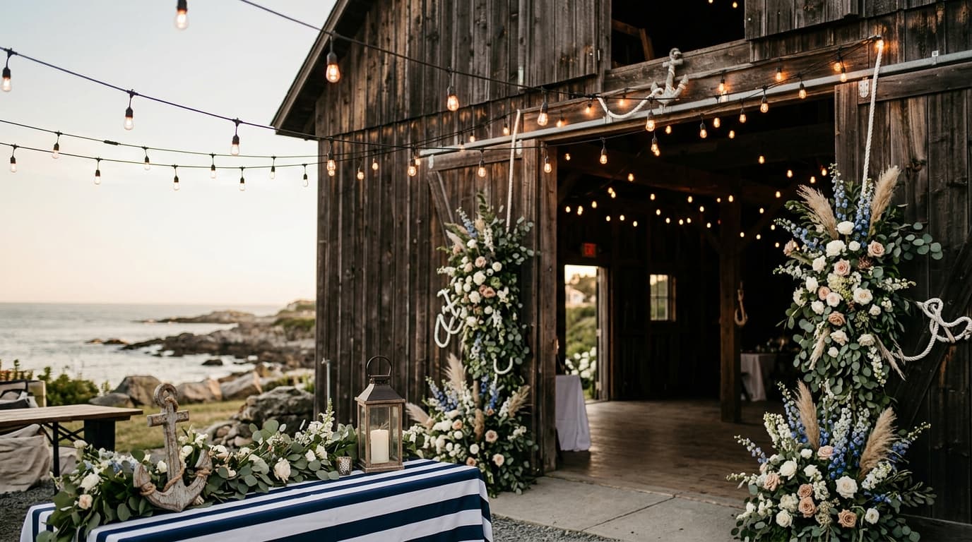 Nautical Wedding Ideas: Anchors, Stripes, and Seaside