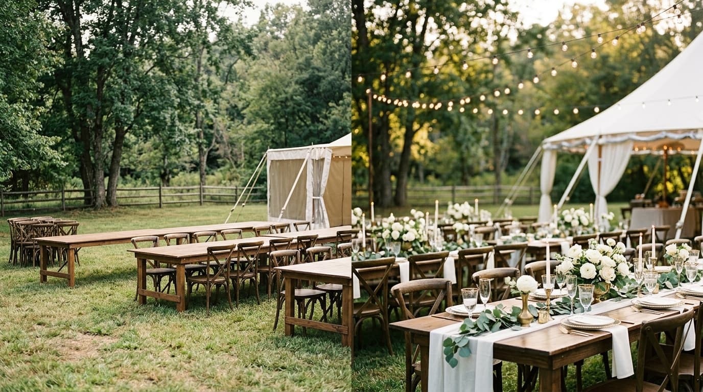 Outdoor Wedding Reception Planning: Weather, Layout, and Backup Plans