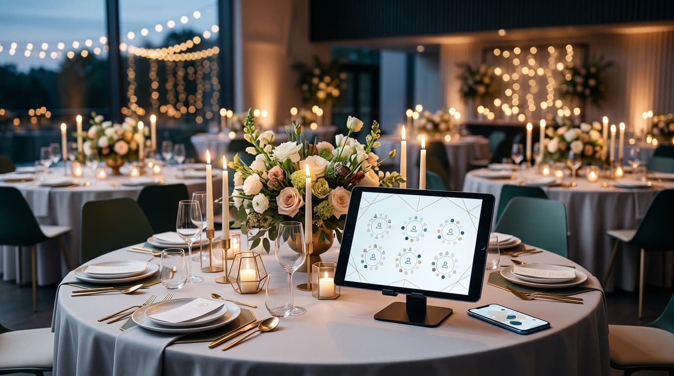 Paperless Wedding Seating Charts: Save Money and the Planet