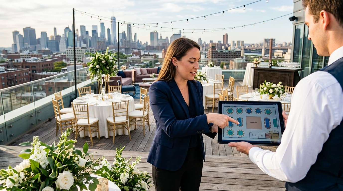 Rooftop Wedding Receptions: City Views and Open Skies