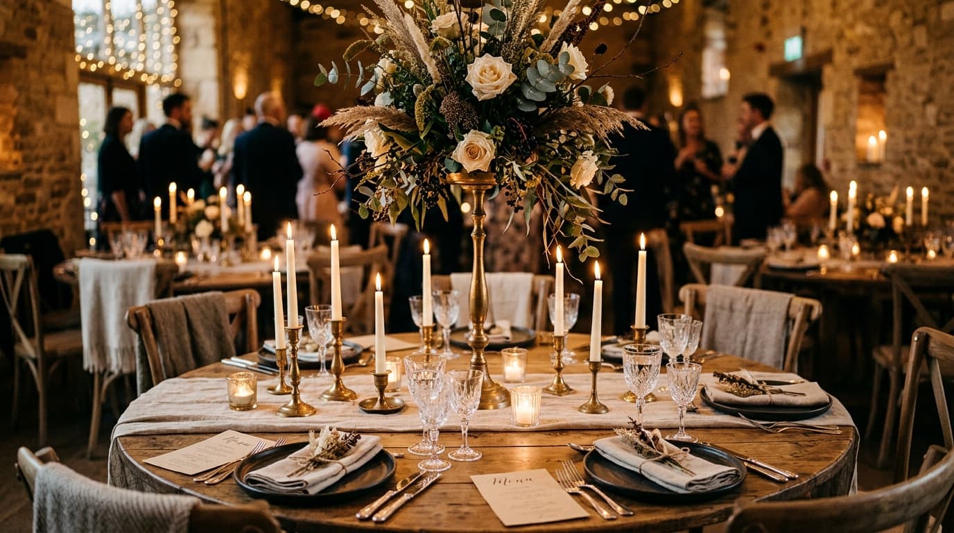 Rustic Wedding Table Decor That Feels Authentic