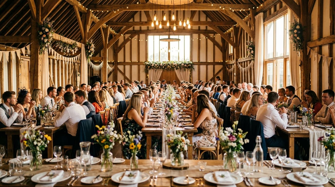 Seating 200+ Wedding Guests: Strategies for Large Receptions