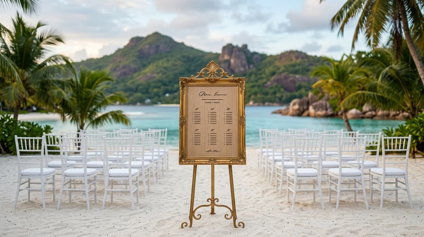 Seating Charts at Destination Weddings: Remote Planning Tips