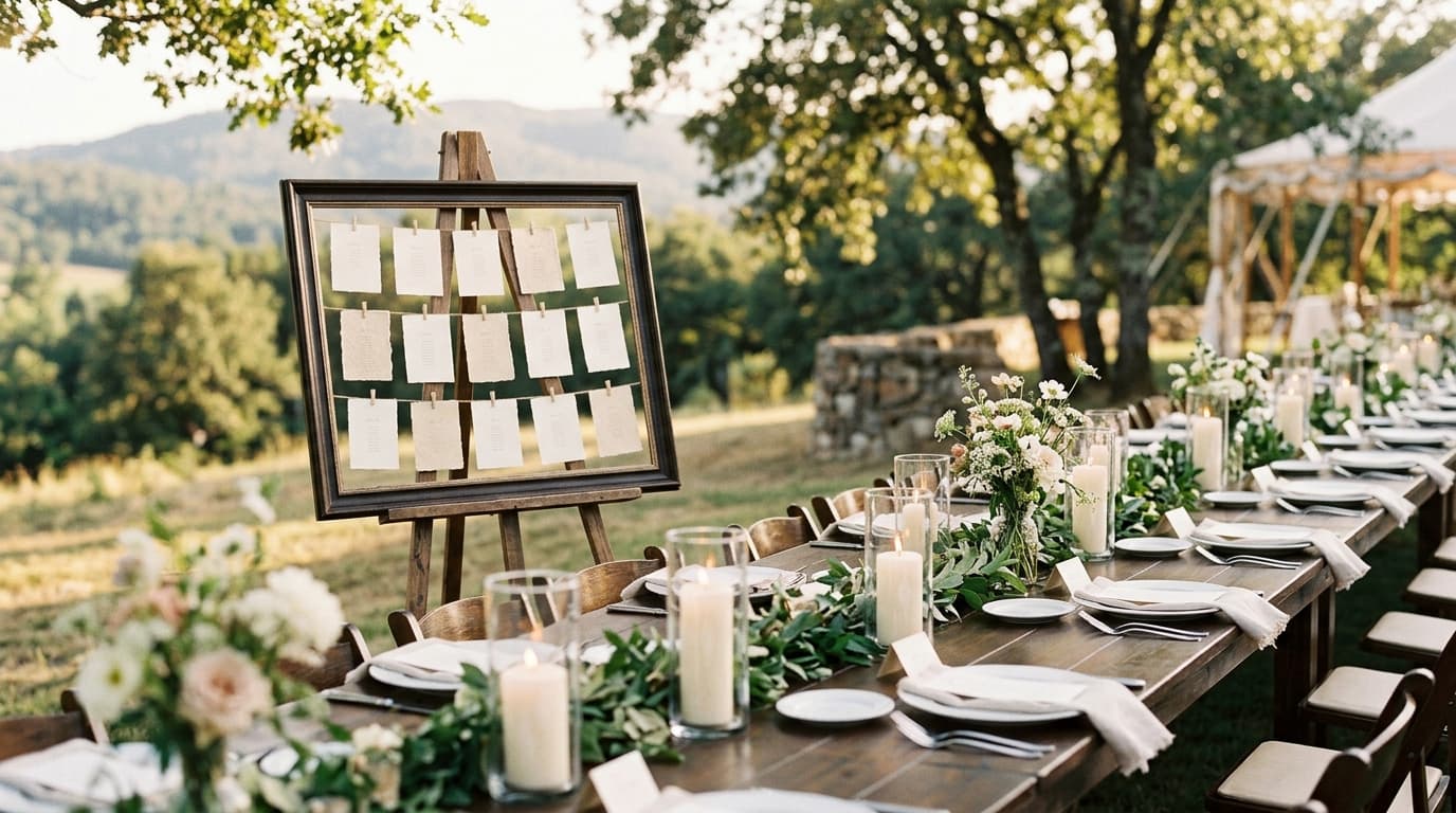 Seating Charts for Outdoor Weddings: Wind, Sun, and Layout Tips