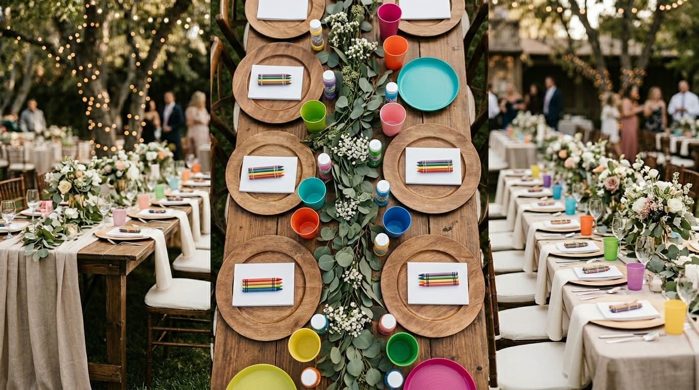 Setting Up the Kids Table at Your Wedding: Fun and Functional