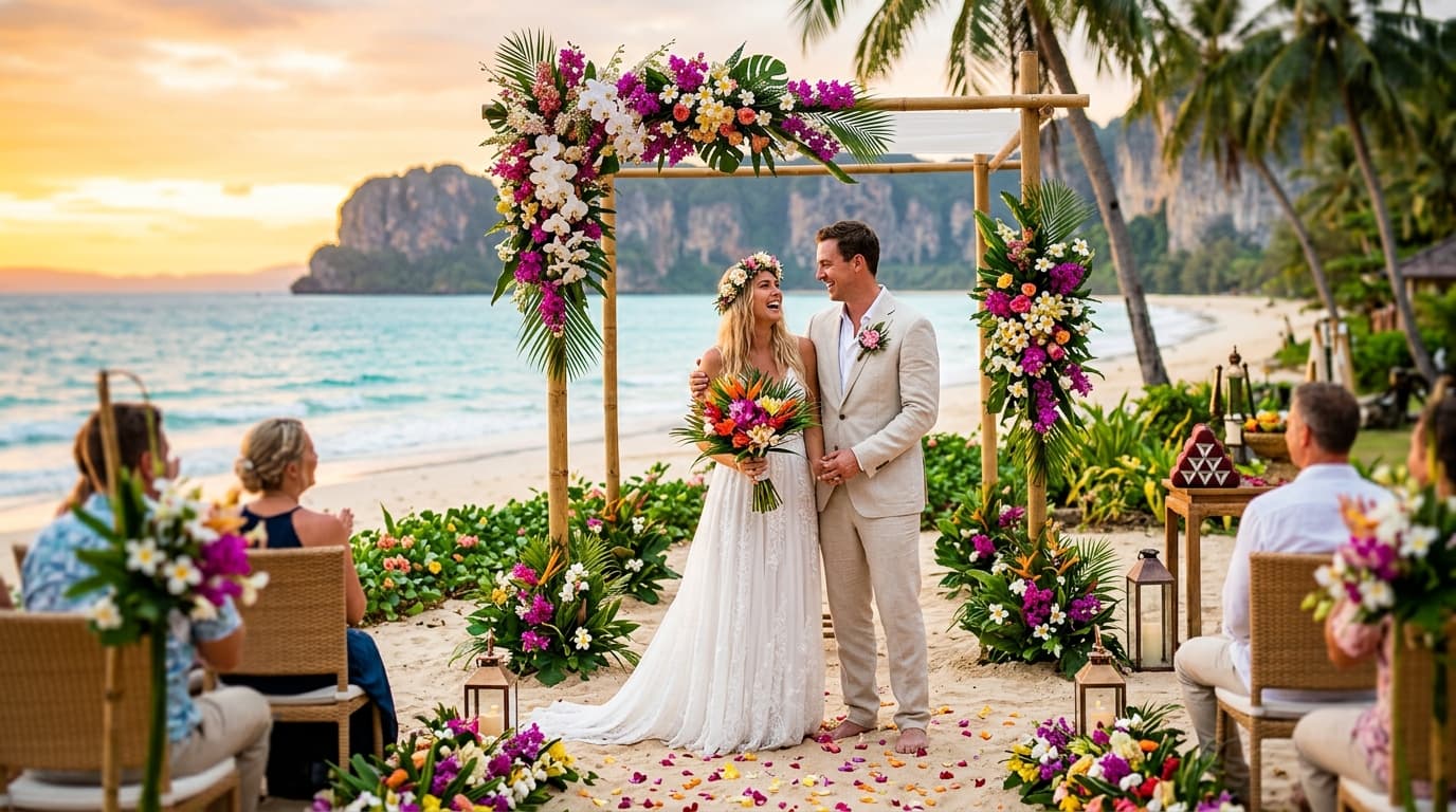 Thailand Destination Wedding: Temples, Beaches, and Celebrations