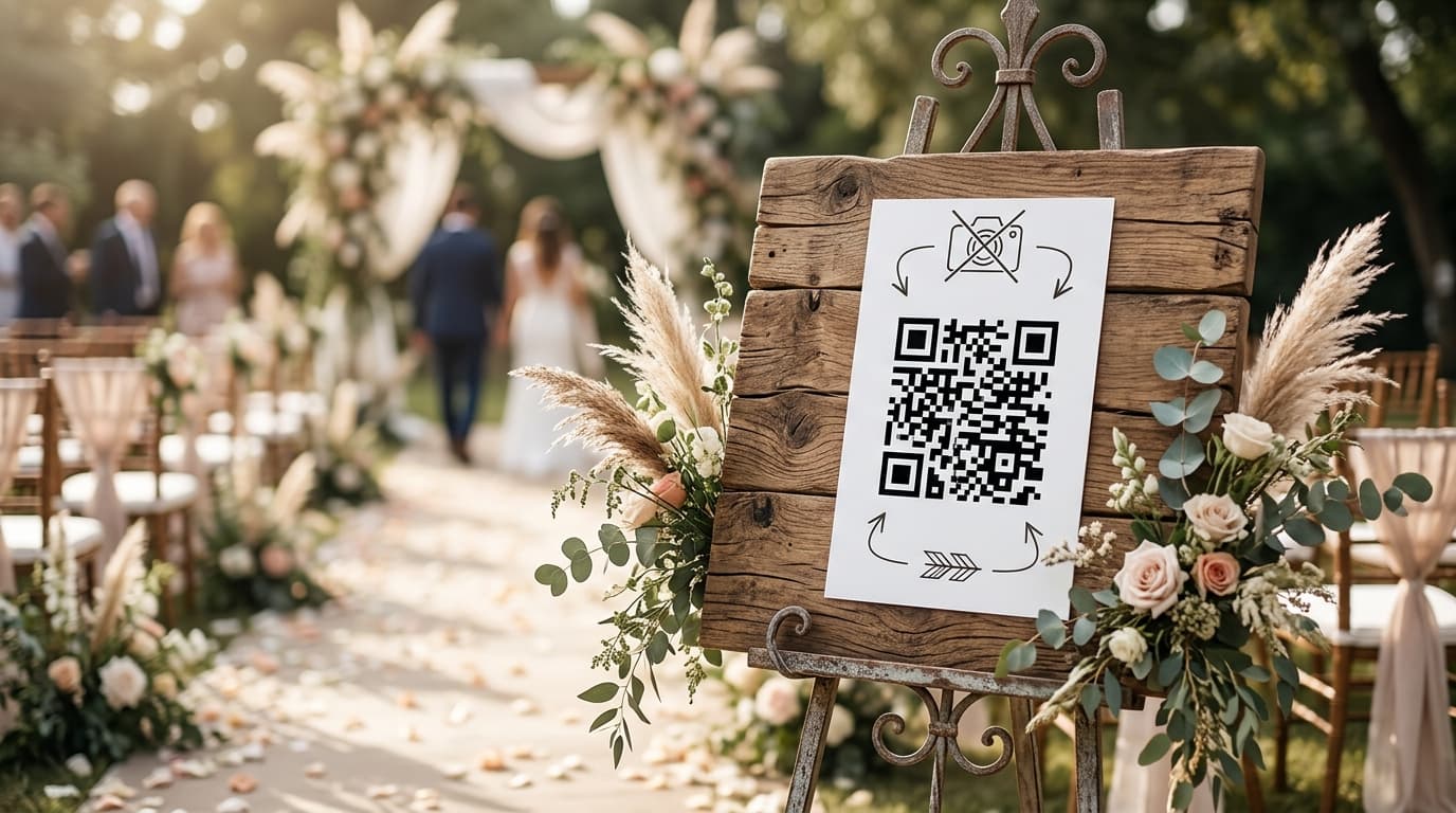 Unplugged Wedding Ceremony Sign: Wording and Design Ideas