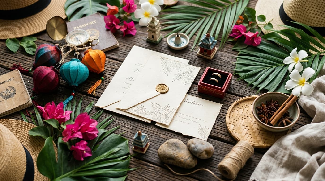Vietnam Destination Wedding: Lanterns, Temples, and Tropical Beauty