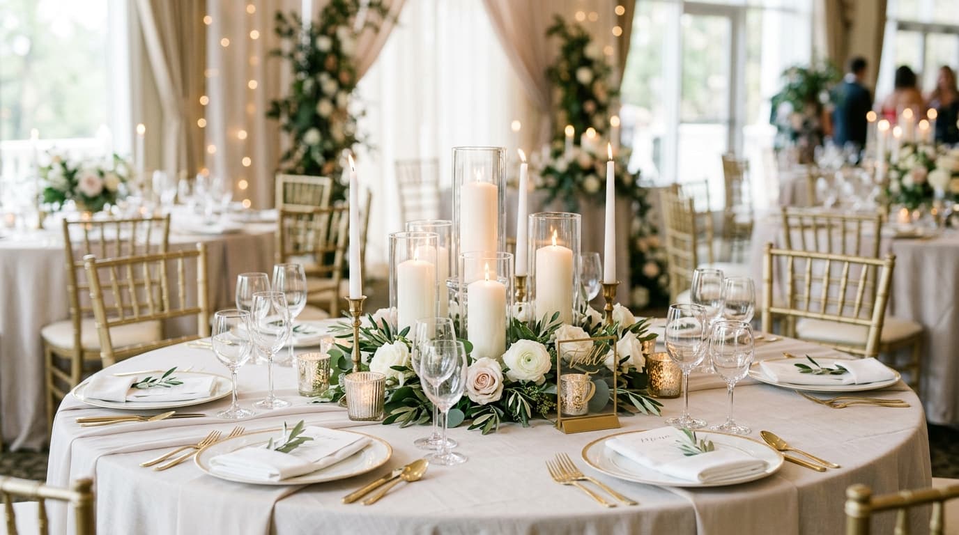 Wedding Candle Centerpiece Ideas: Votives, Tapers, and Pillars