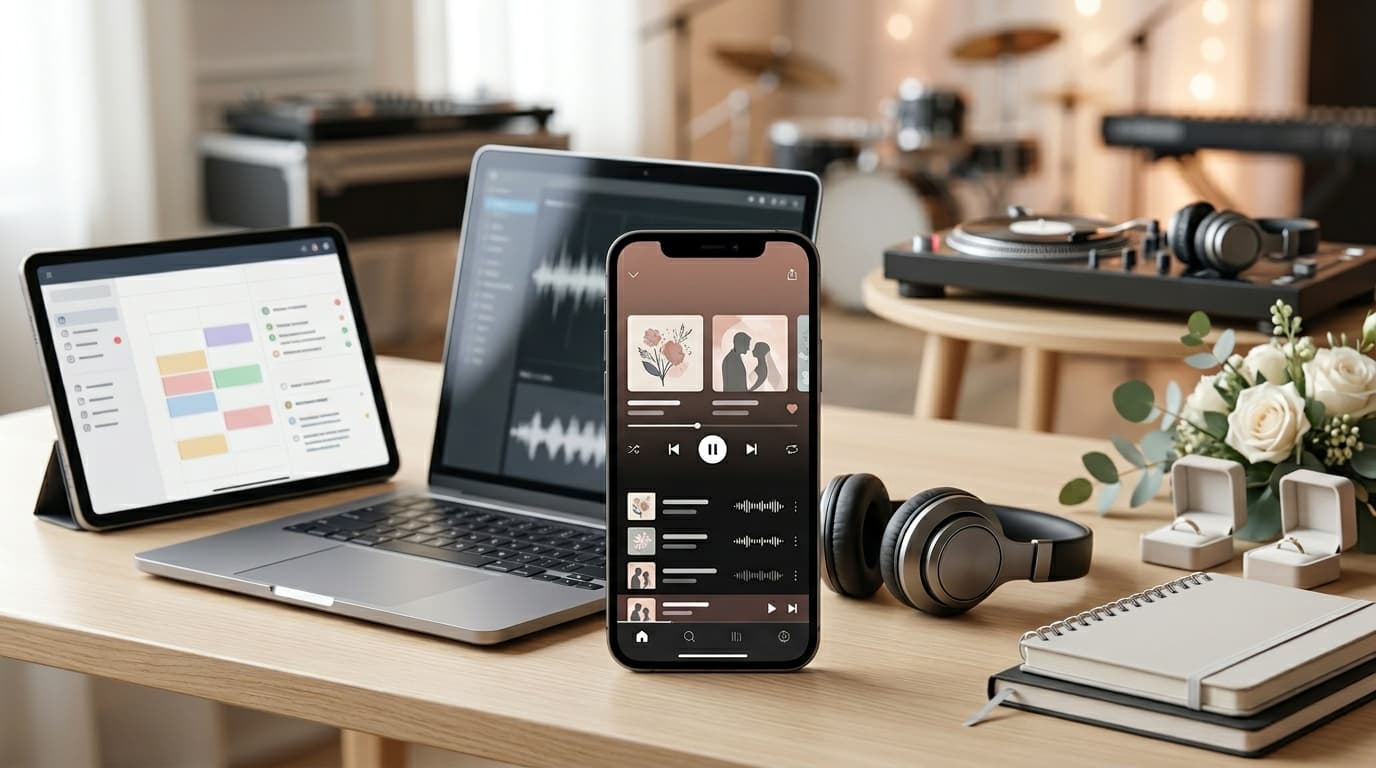 Wedding Music Apps and Playlist Builders for Your Reception