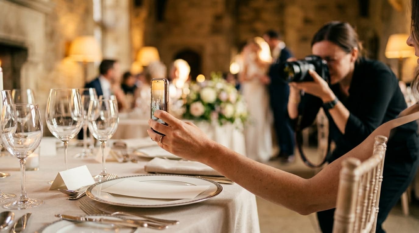 Wedding Photography Etiquette for Guests: Phones Away or Snap Away?