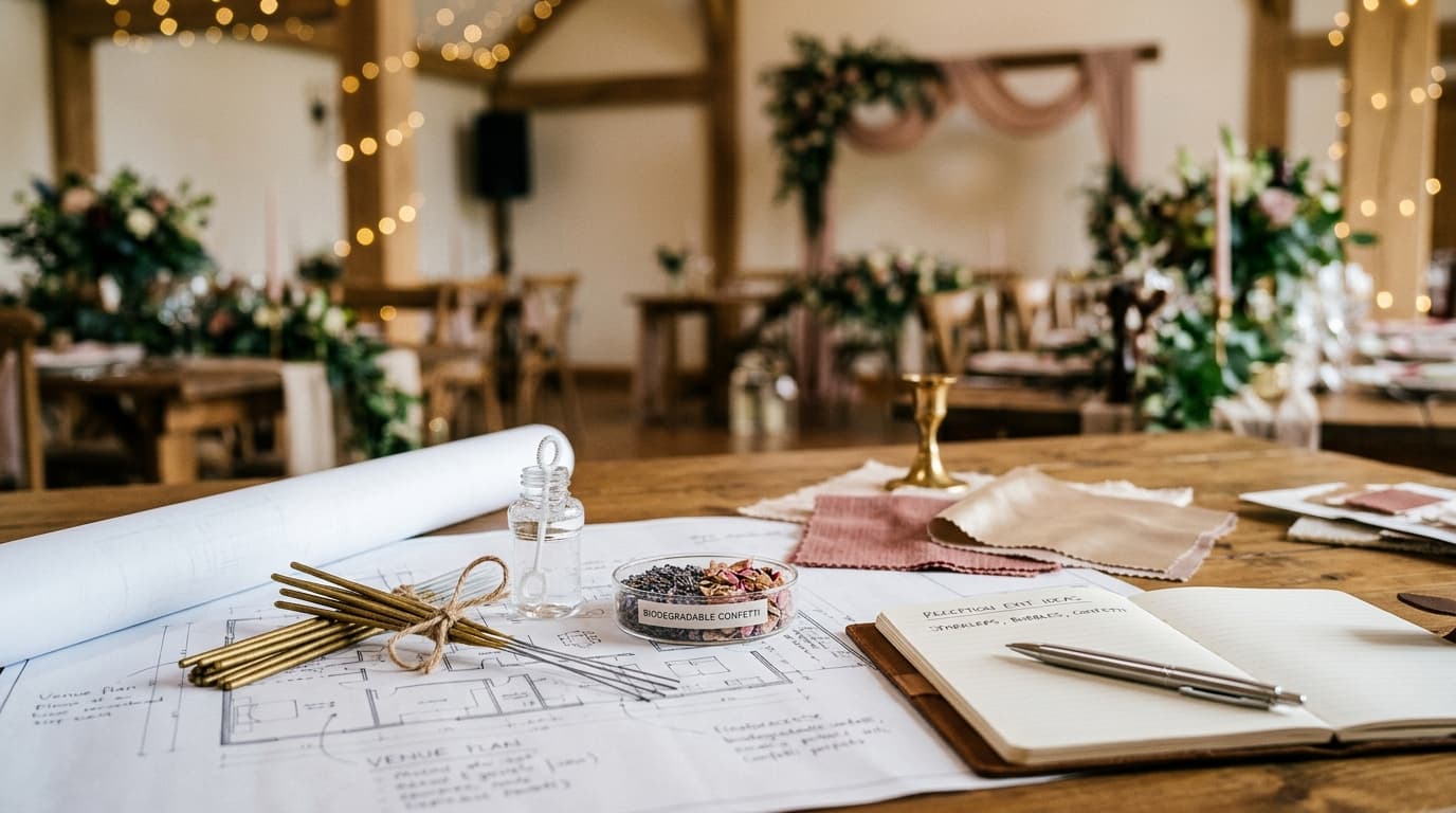 Wedding Reception Exit Ideas: Sparklers, Bubbles, and Beyond