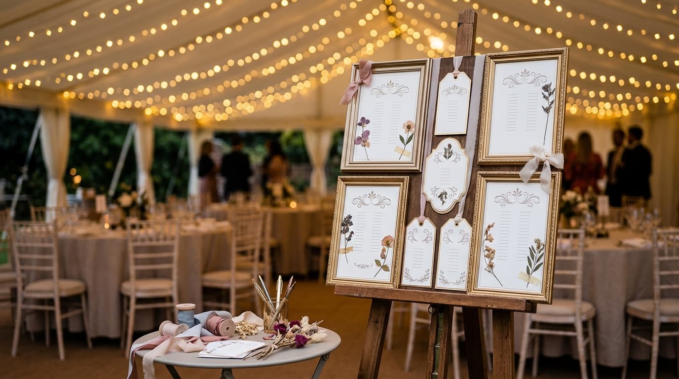 Wedding Seating Chart Board Ideas: DIY and Store-Bought Options
