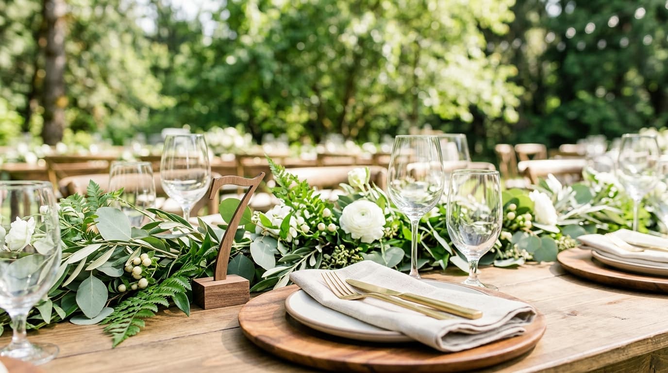 Wedding Table Arrangement Rules of Thumb